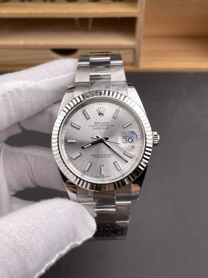 Rolex Datejust Silver 41mm