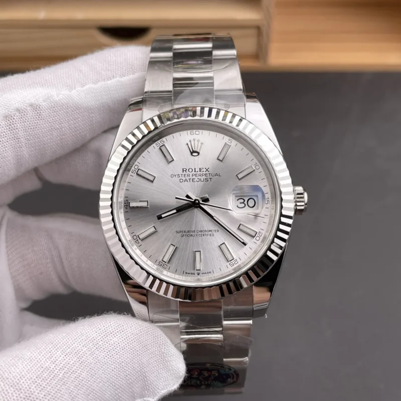 Rolex Datejust Silver 41mm