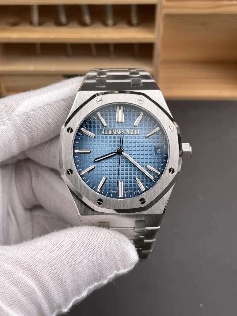AP Royal Oak 15510 Smoked Blue 41mm