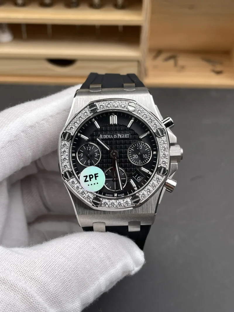 AP Royal Oak Black Dial 37mm