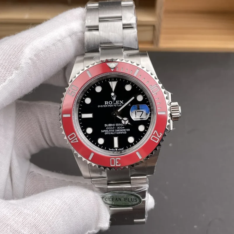 img01_2333_劳力士_潜航者(水鬼)_魔改版三代全红水鬼特殊款_41mm_3235机芯.webp Rolex Submariner Red 41mm