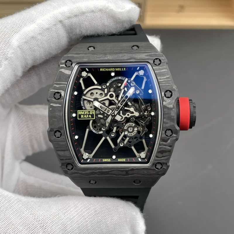 img01_2365_理查德米尔_RM35-01系列_黑红圈全碳纤维超轻款_51x42mm_RMUL3一体机芯.webp Richard Mille RM35-01 Carbon Fiber 51x42mm