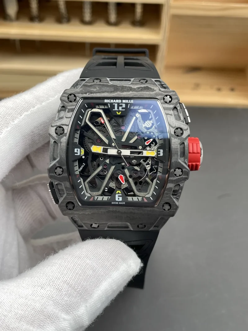 Richard Mille RM35-03 RMAL2 Carbon Fiber 50x43.2mm