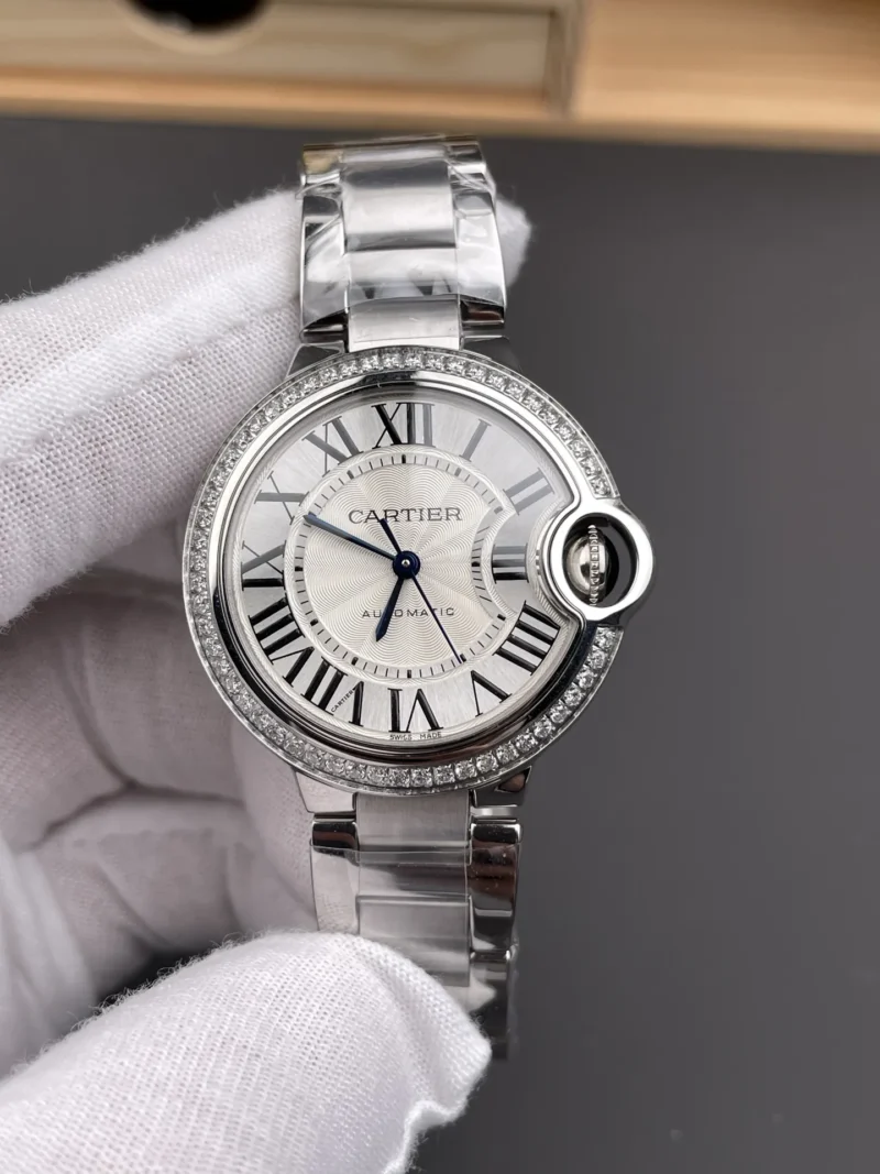 Cartier Ballon Bleu Genuine Diamond 33mm