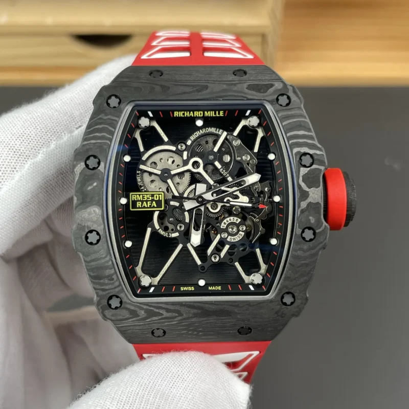 img01_3052_NEW_未知品牌_RM35-01_黑红圈碳纤维51x_42mm_RMUL3机芯.webp Richard Mille RM 35-01 Carbon Fiber 42mm