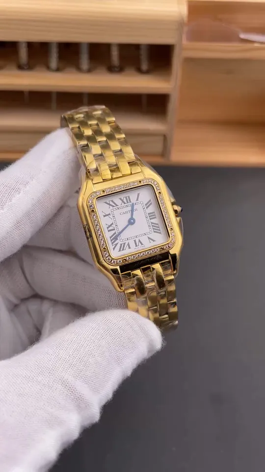 Cartier Panthere Diamond Bezel 27x37mm