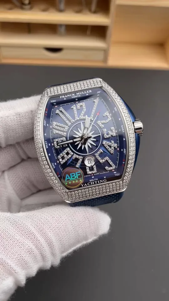 Franck Muller Vanguard Moissanite Diamond 44x54mm