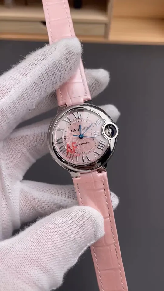 Cartier Ballon Bleu Leather Strap 33mm