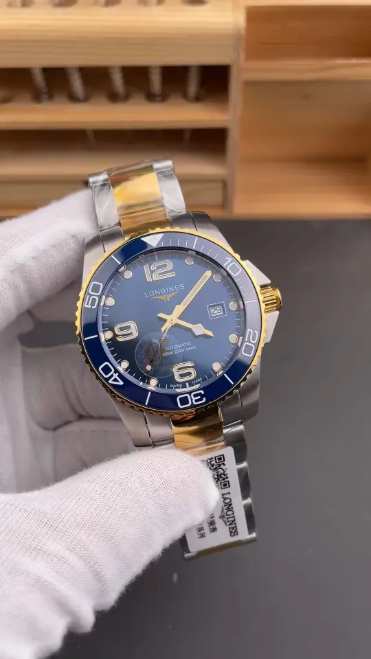 Longines Conquest Two-Tone Blue 43mm
