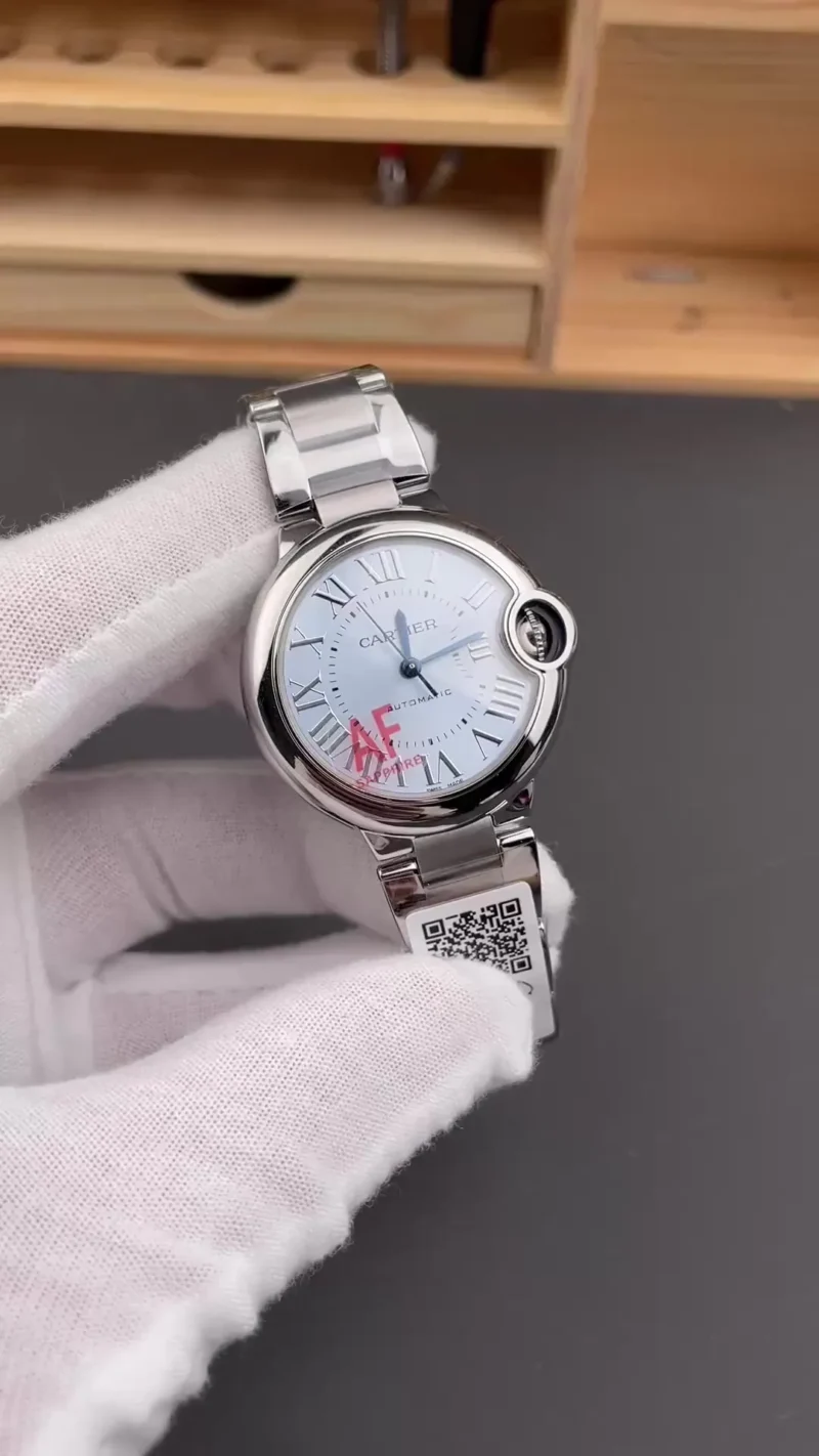 Cartier Ballon Bleu Ice Blue 33mm