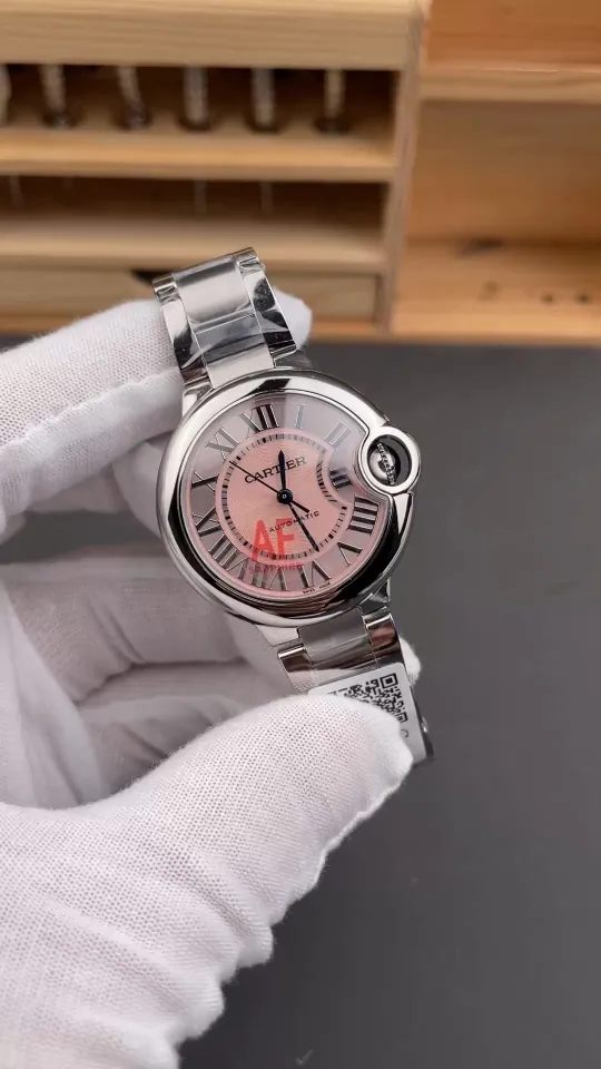 Cartier Ballon Bleu Pink Dial 33mm