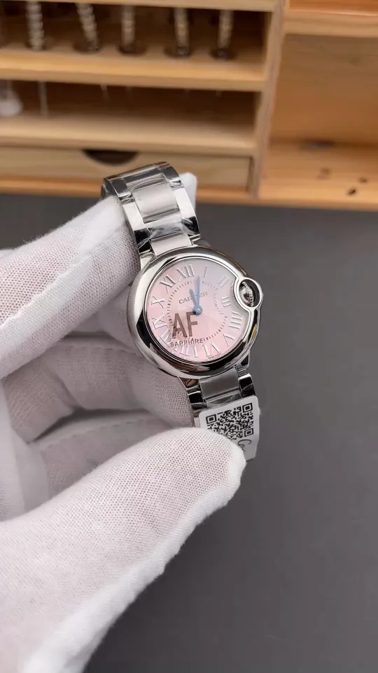 Cartier Ballon Bleu Pink Ladies 28mm