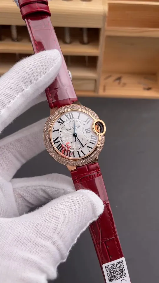 Cartier Ballon Bleu Diamond Bezel 33mm
