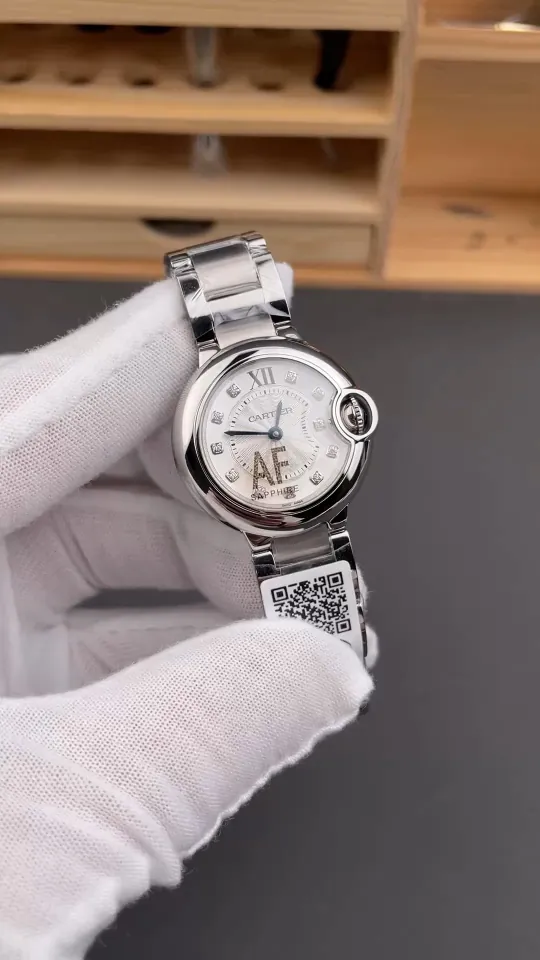 Cartier Ballon Bleu Diamond Markers Ladies 28mm