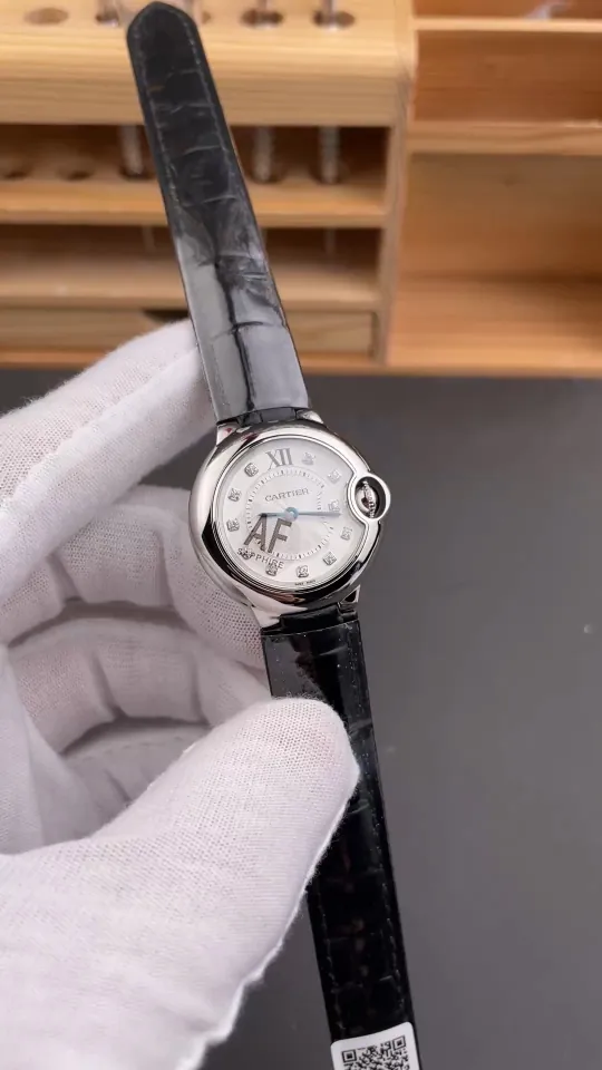 Cartier Ballon Bleu Diamond Markers Ladies 28mm
