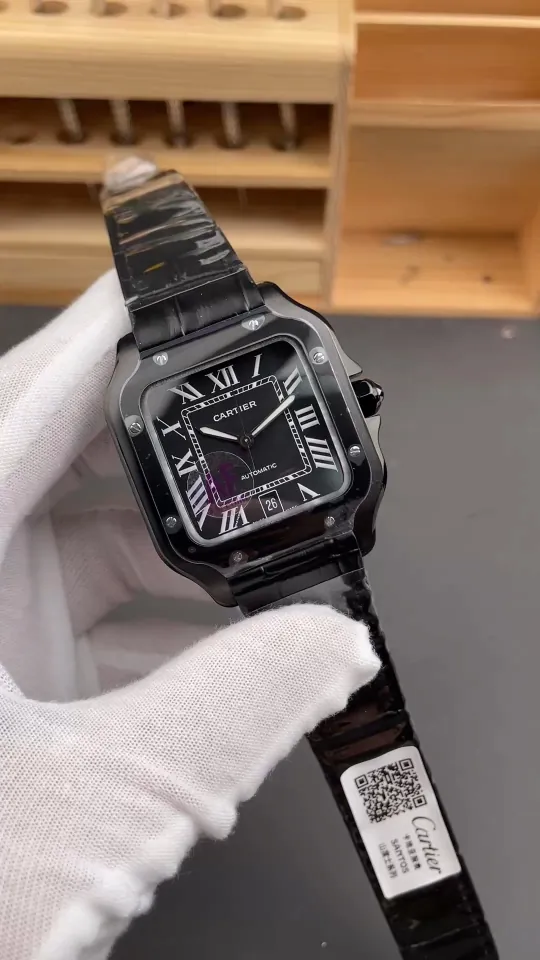 Cartier Santos Black Vader 39.8mm