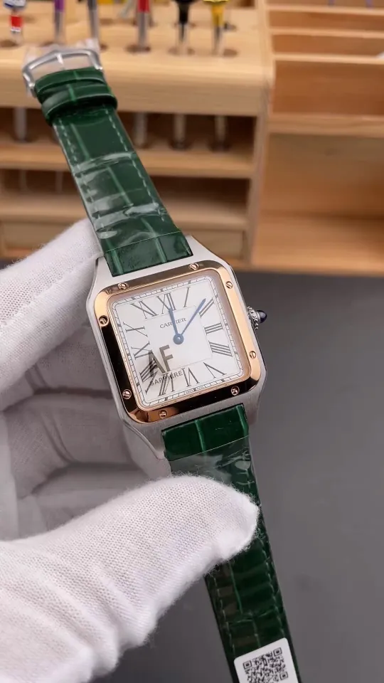 Cartier Santos Two-Tone Rose Gold 31.4x43.5mm