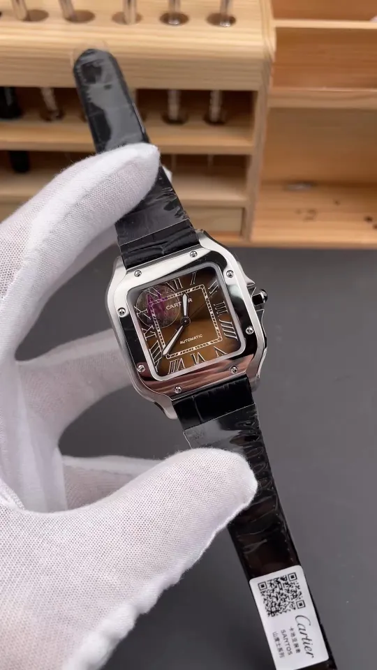 Cartier Santos Brown 35.1mm