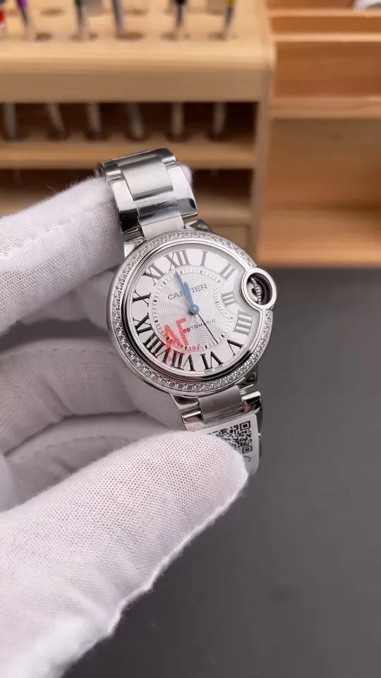 Cartier Ballon Bleu Diamond Bezel 33mm