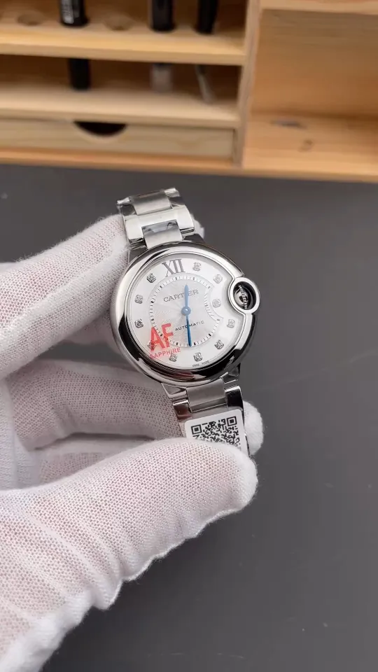 Cartier Ballon Bleu Diamond Markers 33mm