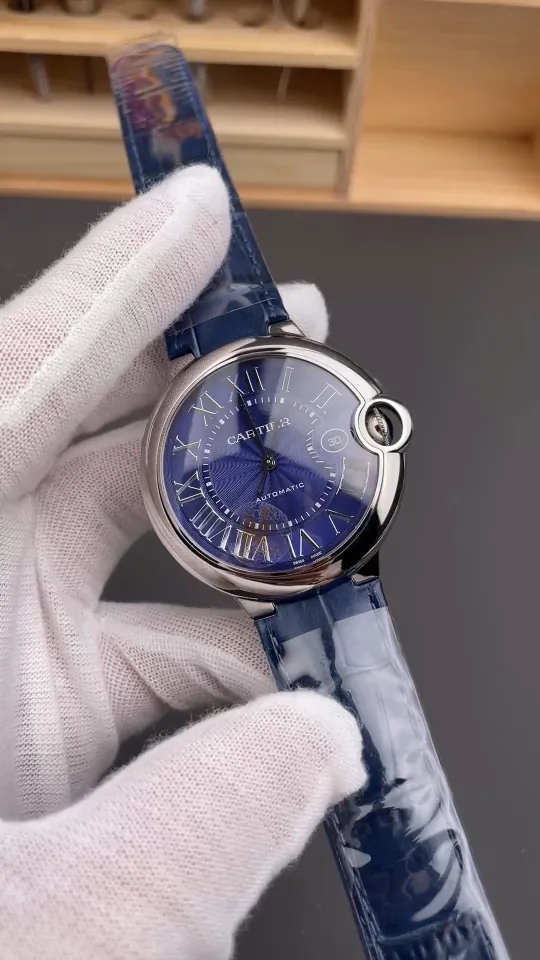Cartier Ballon Bleu Leather Strap 42mm