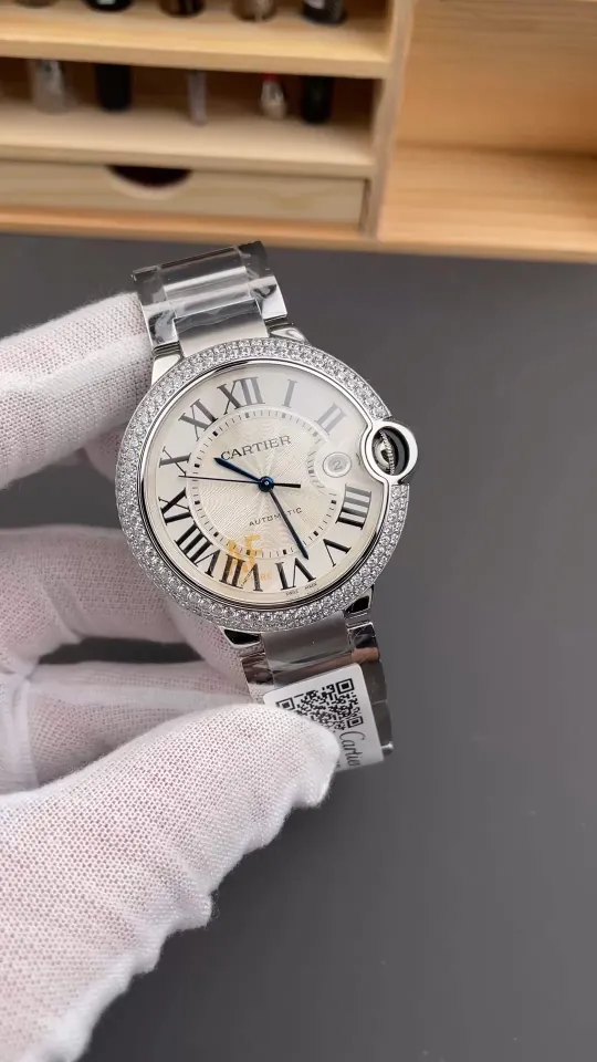 Cartier Ballon Bleu Diamond Bezel 42mm