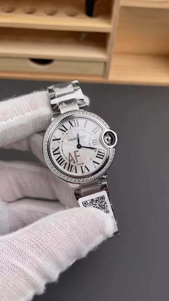 Cartier Ballon Bleu Diamond Bezel 33mm