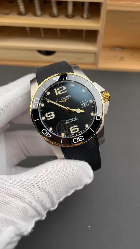 Longines Conquest Two-Tone Black 41mm