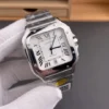 Cartier Santos White Dial 39.8mm