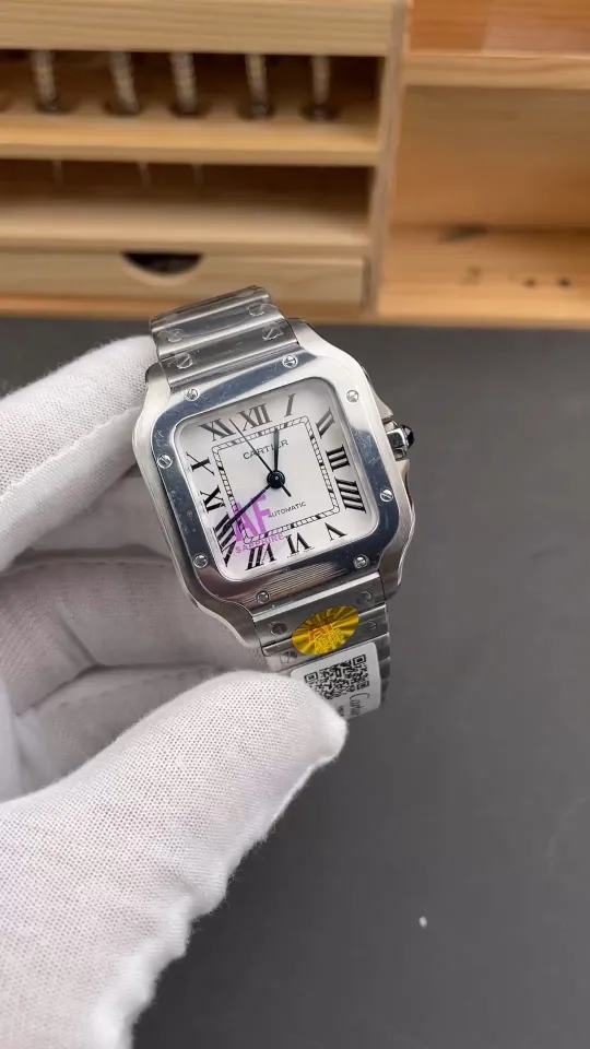 Cartier Santos White Dial 35.1mm