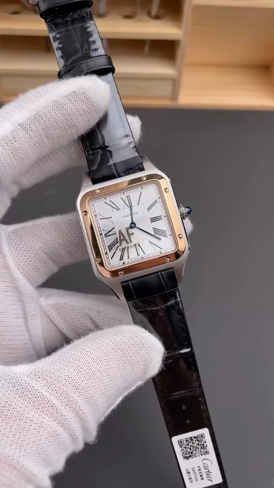 Cartier Santos Two-Tone Rose Gold 31.4x43.5mm