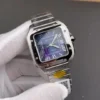 Cartier Santos Blue Dial 35.1mm