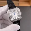 Cartier Santos Diamond Bezel 35.1mm