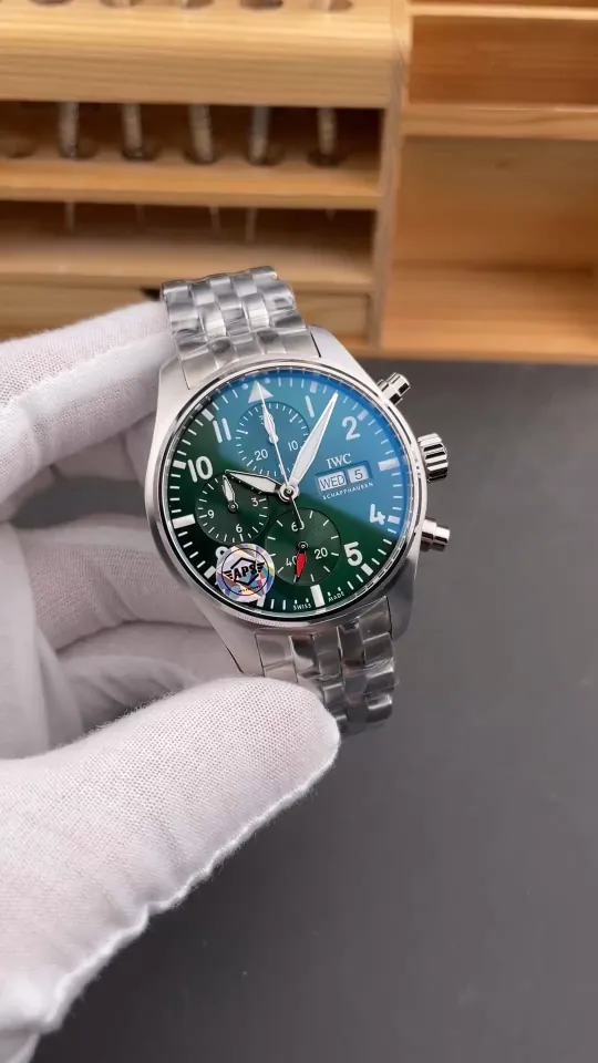 IWC Pilot Green Dial 41mm