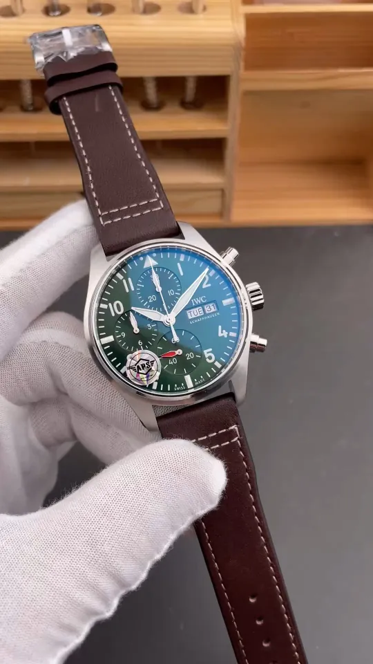 IWC Pilot Green Dial 41mm