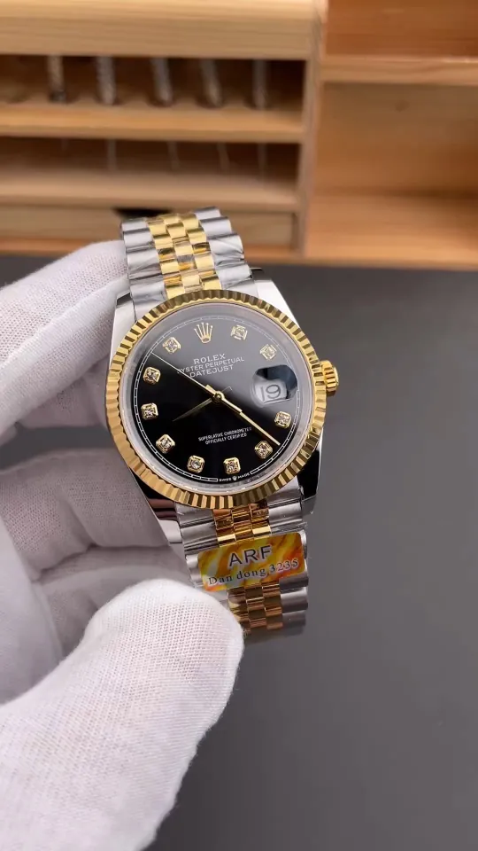 Rolex Datejust Two-Tone Black 36mm