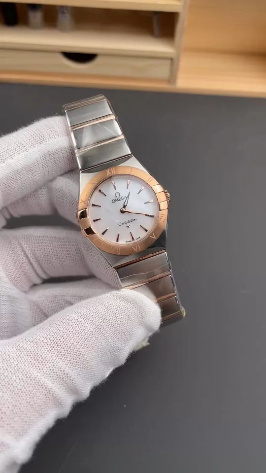 Omega Constellation Rose Gold Ladies 28mm