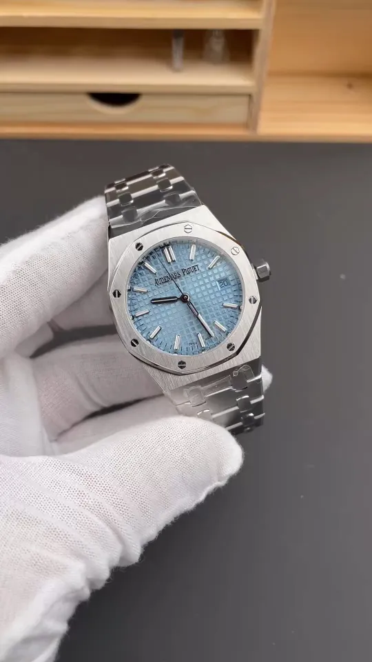 AP Royal Oak 77350 Ice Blue 34mm