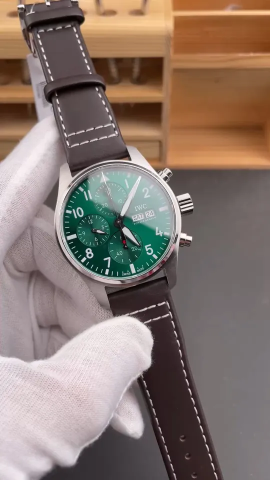 IWC Pilot Green Dial 41mm