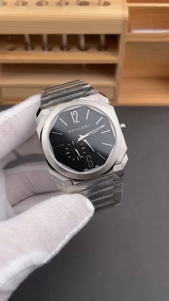 Bvlgari Octo Black Dial 40x7mm