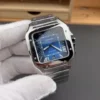 Cartier Santos Blue Dial 39.8mm
