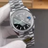Rolex Day-Date Black Baguette Diamond 40mm