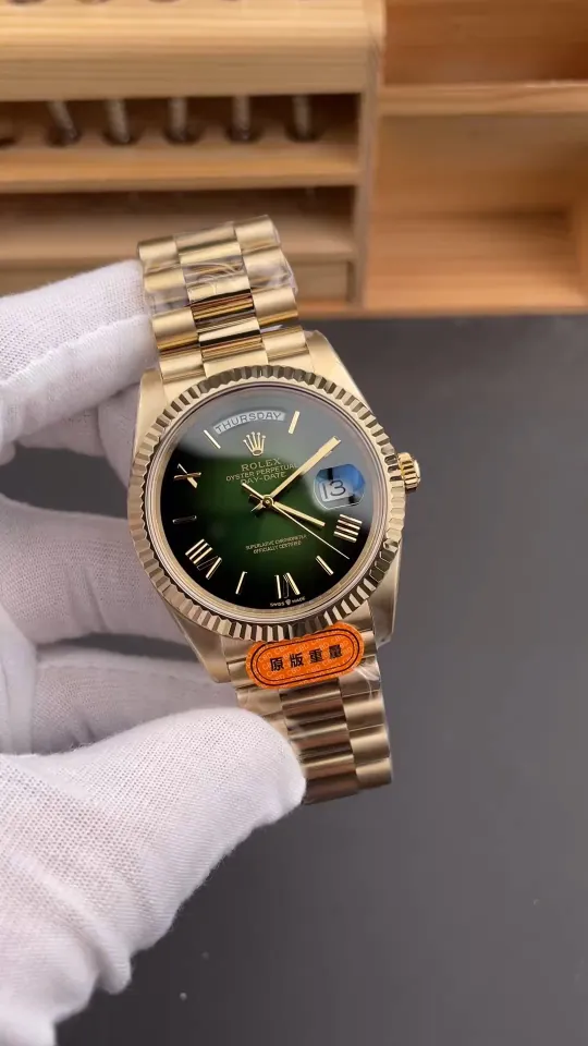 Rolex Day-Date Smoked Green 40mm