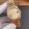 Rolex Day-Date Yellow Baguette Diamond 40mm