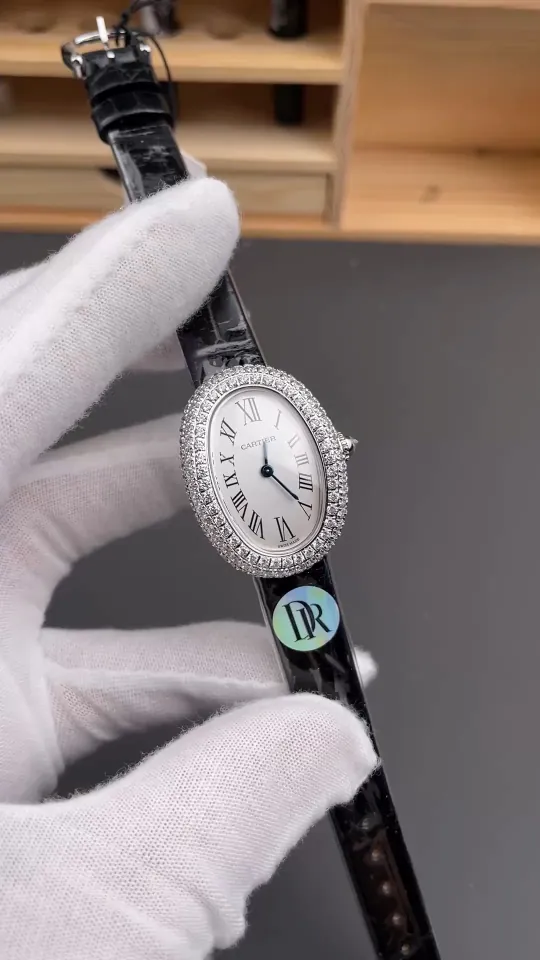 Cartier Baignoire Fully Diamond 32mm