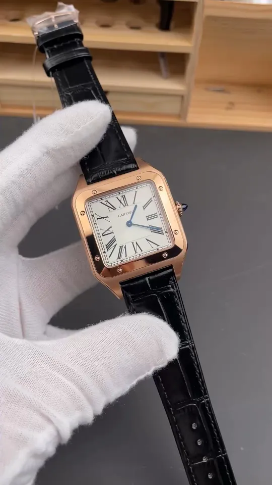 Cartier Santos-Dumont Rose Gold 46.6x33.9mm