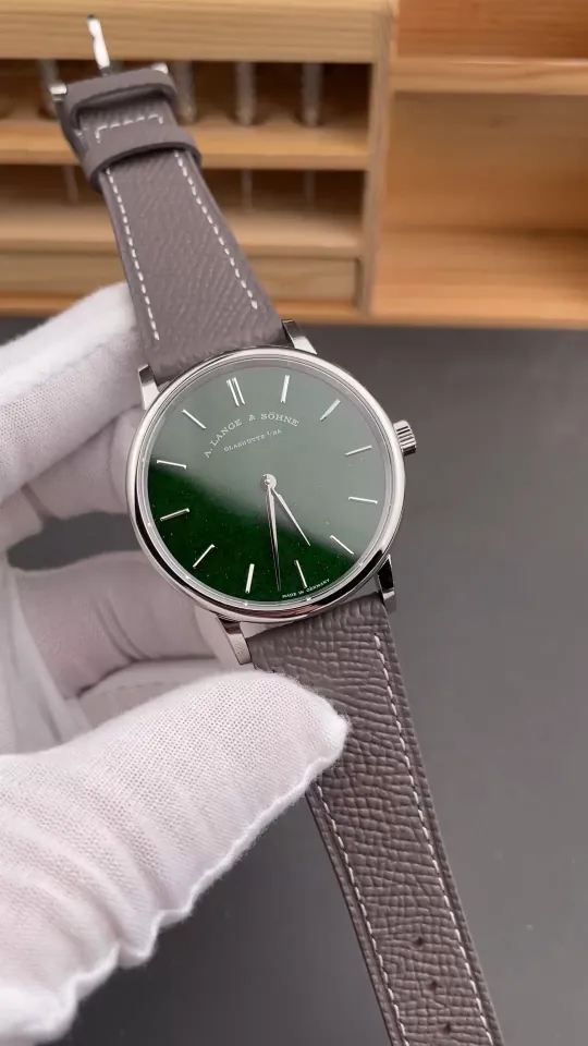A. Lange & Sohne Saxonia Green Dial 39mm