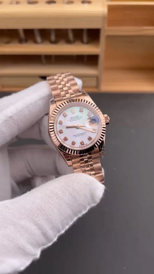 Rolex Datejust Rose Gold Ladies 28mm