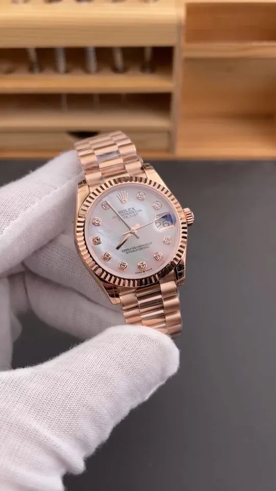 Rolex Datejust Rose Gold Ladies 31mm
