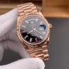 Rolex Day-Date Black Baguette Diamond 36mm